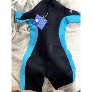 Hevto Kids Wetsuit for Boys Girls Toddler Youth 3/2mm Neoprene Full Shorty